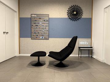 Artifort | Geoffrey Harcourt | F510 Fauteuil + Hocker | 1x beschikbaar voor biedingen