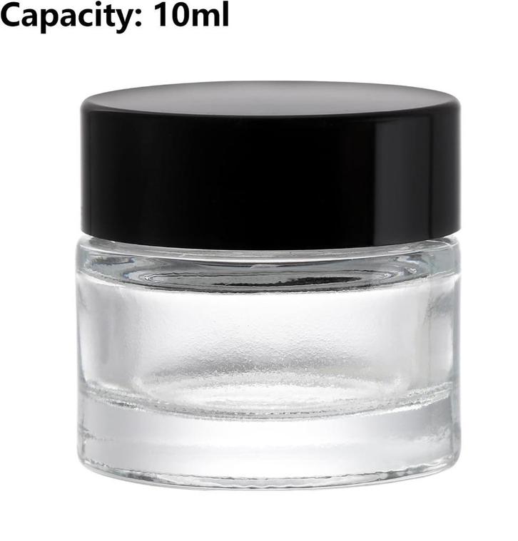 [Nieuwe kleine lucht/waterdichte 10ml glazen potjes], Sieraden, Tassen en Uiterlijk, Uiterlijk | Cosmetica en Make-up, Nieuw, Toebehoren