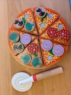 Houten Pizza Speelgoedset met Toppings, Ophalen of Verzenden, Zo goed als nieuw, Meubelstuk of Keukentje