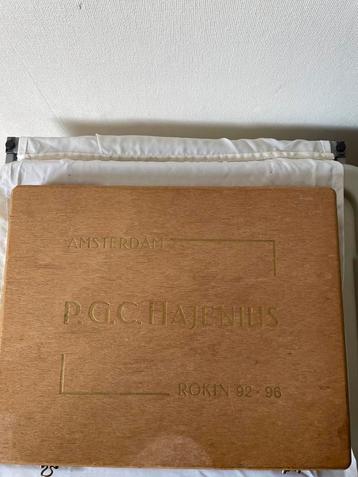 Houten sigarenkistje van P.G.C Hajenius beschikbaar voor biedingen