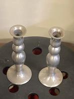 Vintage Zilveren Kandelaars - Set van 2, Ophalen of Verzenden, Zilver