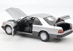 Mercedes Benz 300 CE-24 Coupe 1990 Zilver 1/18 NOREV 183880, Hobby en Vrije tijd, Modelauto's | 1:18, Verzenden, Nieuw, Auto, Norev