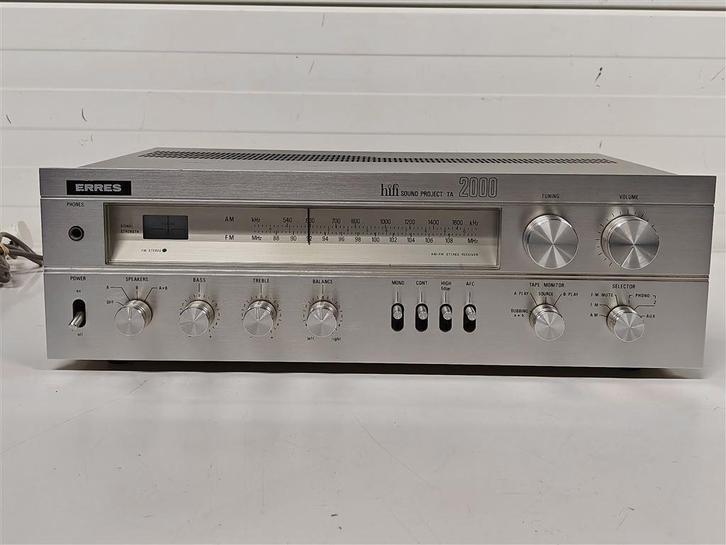 A6994 Erres TA2000 Receiver & Tuner, Audio, Tv en Foto, Versterkers en Receivers, Gebruikt, Minder dan 60 watt, Overige merken