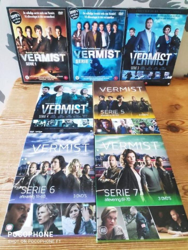 VERMIST - DE COMPLETE SERIE 1 T/M 7 - NIEUWSTAAT., Cd's en Dvd's, Dvd's | Tv en Series, Zo goed als nieuw, Actie en Avontuur, Boxset