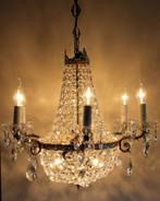 Zakkroonluchter met 6 buiten- en 3 binnenlichtpunten, Ophalen