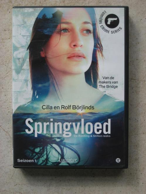 Springvloed (seizoen1), Cd's en Dvd's, Dvd's | Thrillers en Misdaad, Zo goed als nieuw, Detective en Krimi, Boxset, Vanaf 12 jaar