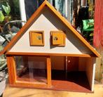 Vintage houten poppenhuis Vero Duitsland jaren 60 70, Ophalen of Verzenden, Gebruikt, Poppenhuis
