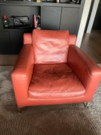 2x BB Italia fauteuils+voetenbank-Terra kleur, Huis en Inrichting, Fauteuils, Ophalen, Italiaans modern, Zo goed als nieuw, 75 tot 100 cm