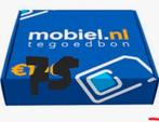 Mobiel tegoedbon €75, Ophalen of Verzenden, Nieuw