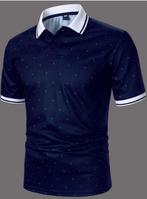NIEUW(STAAT)! Shein Manfinity; Polo met print; mt XXL (54), Shein, Blauw, Nieuw, Overige maten