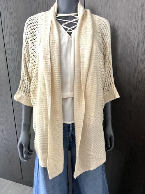 BOUTIQUE - beige vest - 38/40 (M-L), Kleding | Dames, Truien en Vesten, Zo goed als nieuw, Maat 38/40 (M), Beige, Verzenden