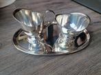 Verzilverd roomstel, Antiek en Kunst, Antiek | Goud en Zilver, Ophalen