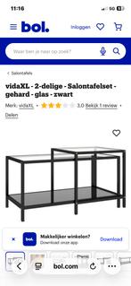 Ikea Vida XL 2-delig Salontafel Set - Stijlvol Design, Ophalen, Gebruikt, 100 tot 150 cm, 50 tot 100 cm