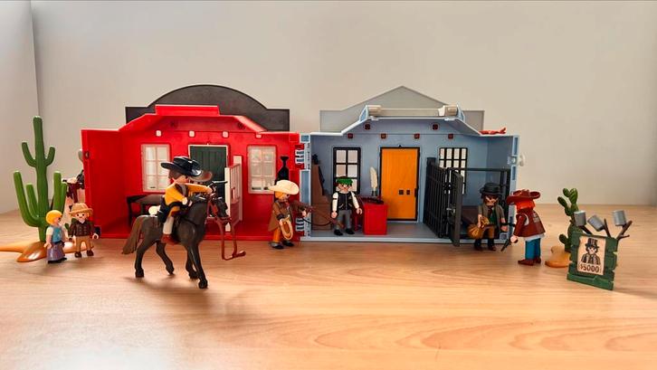 Playmobil 70012 Sherrif en Bank, Kinderen en Baby's, Speelgoed | Playmobil, Zo goed als nieuw, Complete set, Ophalen of Verzenden