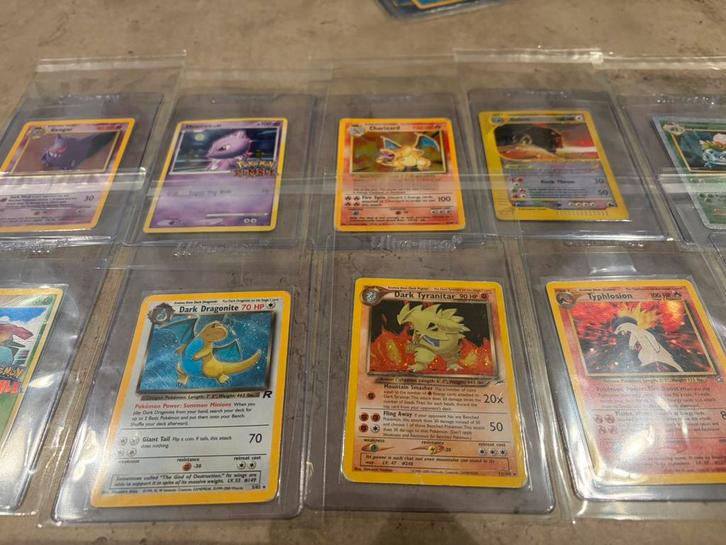 Pokemon oude holos kaarten, Hobby en Vrije tijd, Verzamelkaartspellen | Pokémon, Zo goed als nieuw, Meerdere kaarten, Ophalen of Verzenden