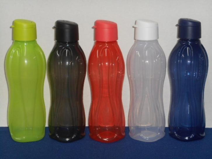 Tupperware Ecofles / Eco Fles Plus 1 L., Huis en Inrichting, Keuken | Tupperware, Nieuw, Overige typen, Blauw, Groen, Wit, Ophalen of Verzenden