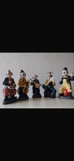 Keramieken Clowns - Set van 5, Antiek en Kunst, Kunst | Beelden en Houtsnijwerken, Ophalen