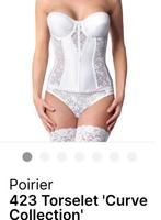 (Bruids/lingerie, Poirier, Ophalen of Verzenden, Wit, Body of Korset