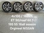 4x100/16 inch orgineel Nissan Micra velgen, Auto-onderdelen, Ophalen, Velg(en), 16 inch, Nieuw