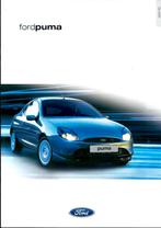 Brochure Ford Puma 2001, Ophalen of Verzenden, Gelezen, Ford