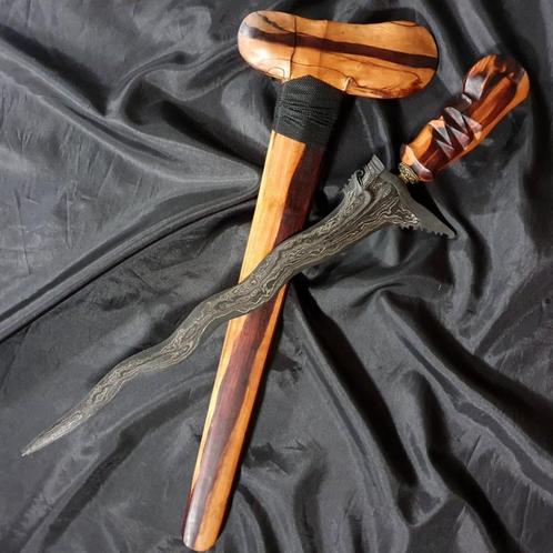 Keris Bali 7 Luk Pedaringan Kebak Batun Poh Godohan KNK05, Antiek en Kunst, Kunst | Niet-Westerse kunst, Verzenden