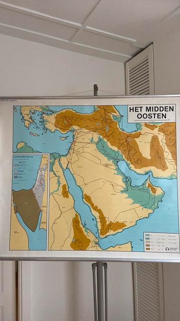 Schoolkaart Het Midden Oosten 