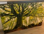 Forest Nature Landscape, Green Tree Sunrise Wall Decoration, Antiek en Kunst, Kunst | Schilderijen | Abstract, Ophalen