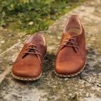 Barefoot oxford sneakers 100% leer, Hilversum, The Minimalist Barefoot, Bruin, Nieuw