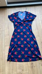 King Louie jurk mt m, Maat 38/40 (M), Blauw, Ophalen of Verzenden, Knielengte