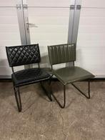 39 Gebruikte horeca bistro restaurant stoelen, Ophalen, Gebruikt, Zwart, Metaal
