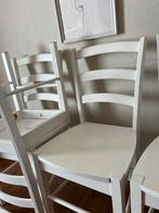 4 stoelen, Huis en Inrichting, Gebruikt, Ophalen of Verzenden, Wit