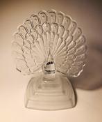 Prachtige pauw, kristalglas, Christal d’Arques uit Frankrijk, Antiek en Kunst, Antiek | Glas en Kristal, Ophalen of Verzenden