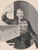 retro reclame 1962 Kaas zuivel jongetje blokje kaas, Verzenden, Overige typen