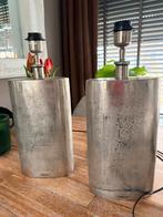 2 Stoere PTMD Tafellampen, Ophalen, Zo goed als nieuw, Metaal, Minder dan 50 cm