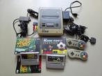 Super Nintendo + 2 controllers en 2 spellen, Ophalen of Verzenden, Gebruikt, Met 2 controllers