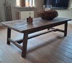 Salontafel oud hout teak, Huis en Inrichting, Tafels | Salontafels, Ophalen, 100 tot 150 cm, Teakhout, 50 tot 100 cm