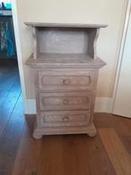 Ladekastje, Ophalen, Minder dan 50 cm, Eikenhout, Zo goed als nieuw