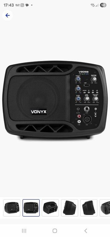 Te Koop: Vonx V205B (zang/gitaar) versterker/monitor. beschikbaar voor biedingen