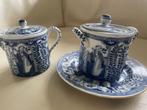 Lange Lijs suiker en melk stel, Antiek en Kunst, Antiek | Servies los, Ophalen of Verzenden