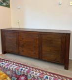 Prachtig massief houten dressoir/tv meubel, Huis en Inrichting, Kasten | Dressoirs, Ophalen, Zo goed als nieuw, 25 tot 50 cm, 150 tot 200 cm