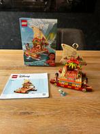 Lego Disney 43210 Vaiana's Ontdekkingsboot, Kinderen en Baby's, Ophalen, Zo goed als nieuw, Complete set, Lego