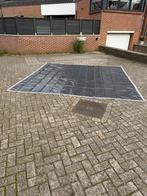 Grijs PVC afdekzeil 345x345cm, Doe-het-zelf en Verbouw, Zeil en Folie, Ophalen of Verzenden, Zo goed als nieuw, 10 tot 15 m², Zeil