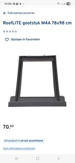 2 maal Rooflite Gootstuk 78x98 voor dakraam, Doe-het-zelf en Verbouw, Minder dan 80 cm, 80 tot 120 cm, Nieuw, Ophalen of Verzenden