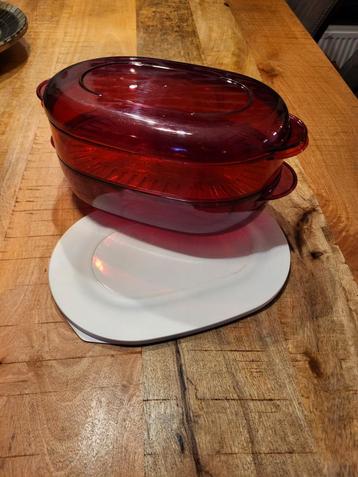 Tupperware Micro Plus Oval Plus 1,5L - Zo Goed Als Nieuw beschikbaar voor biedingen