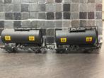 2x Tankwagon BOM Transport, Hobby en Vrije tijd, Modeltreinen | H0, Overige merken, Gebruikt, Gelijkstroom of Wisselstroom, Wagon