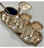 Vintage EPNS Cruet-Set Verzilverde Specerijen potjes 1960, Antiek en Kunst, Ophalen of Verzenden