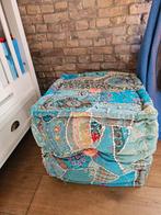 Bohemian poef, poef, mooie poef, zit kussen, Ophalen, Minder dan 50 cm, Gebruikt, Vierkant