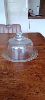 Antieke glazen kaasstolp, Antiek en Kunst, Antiek | Glas en Kristal, Ophalen of Verzenden