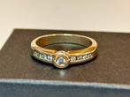 Prachtige gouden ring met 9 natuurlijke VS diamanten! 19,5mm, Sieraden, Tassen en Uiterlijk, Ringen, 19 tot 20, Ophalen of Verzenden