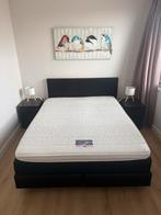 Topper met pocketveren 160x200 - Gebruikt, Ophalen, Gebruikt, Wit, Tweepersoons